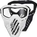 Surper 2 Pack Tactical Mask Compatible with Nerf Rival, Apollo, Zeus, Khaos, Atlas, Artemis Blasters Rival Mask (Black&white)