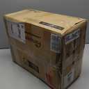 Furnulem Tall Dresser with 6 Drawers,Vertical End Table and Nightstand for Bedroom,Industrial Dorm Bedside Furniture with Fabric Storage Drawer Organizer in Living Room,Closet,Entryway(Rustic Brown)