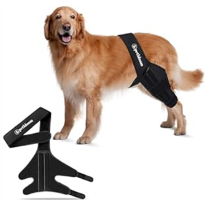 petbloom Dog Injured Leg Cover Pet Injury Leg Dog Leg Leg Sleeves Paw Balm Dogs Lick Safe Puppy Knee Dog Bandages for Wounds Knee Pads