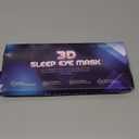 3D Sleep Mask for Kids & Teens (8-18 Years), Side Sleepers, Zero Pressure & Blackout Eye Cover - Soft Breathable, Adjustable for Travel, Night Use & Deep Sleep