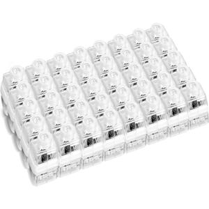 Novelty Place LED Party Finger Lights - LED Finger Flashlight for Kids and Adults - Light Up Finger Ring Toys for Halloween Party, Raves, Concert Shows (40Pcs, White)