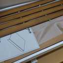 Gashell Wire Shelf Covers, Bamboo Wire Rack Covers for Pantry, Closet (4pcs, 28" W x 16" D)