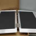 FACHNUO 2 Feet Portable Wheelchair Ramp, Non-Skid Aluminum Handicap Ramps with Handle, Folding Threshold Wheel Chair Ramp for Home Steps, Stairs, Entry, Threshold, Doorways, Scooter, 800LBS Capacity (2FT(Using height 2-6''))