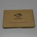 PHOEPET No Pull Dog Harness Medium Reflective Front Clip Vest with Handle,Adjustable 2 Metal Rings 3 Buckles,[Easy to Put on & Take Off](M, Orange)