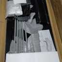 Foxlang 4x3x1ft(2 Pack) Galvanized Raised Garden Bed,Outdoor Planter Box Metal Patio Kit Planting Bed for Vegetables Flowers Herb,Black