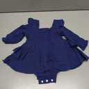 YOUNGER TREE Baby Girl Fall Clothes Infant Long Sleeve Ruffle Romper Dress with Headband Cute Toddler Winter Outfits 3-6M 1Pcs