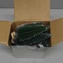 Waipfaru Christmas Decorations, Bottle Brush Christmas Trees, 21 Pcs Mini Christmas Tree Table Decor, Miniature Pine Trees for Xmas Tabletop Crafts Indoor Decor (Green & Sliver)