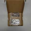 BLCCLOY 10Sets 10 Series 1" x 1" Aluminum Extrusion Profiles Corner 1010 Series Angle Bracket Connector with M6 T Slot Nuts Bolts for 1 Inch x 1 Inch Extruded Aluminium Profile Rail