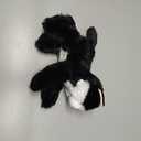 Aurora® Adorable Mini Flopsie™ Maynard™ Stuffed Animal - Mini Companions Ready for Playful Adventures - for Kids All Ages, Toddlers, Adults, and Families - Black 8 Inches