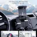 Electronic Tablet Phone Mount Holder Compatible with Polaris Ranger XP 1000 / Crew XP 1000 Diesel 2018-2025 GPS Device Mount with Storage Box UTV Accessories