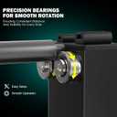 Motorcycle Wheel Balance Stand, Heavy-Duty Single-Axle Wheel Balancing Tool for Static & Dynamic Tire Alignment