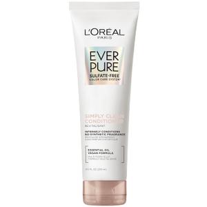 L'Oreal Paris EverPure Sulfate Free Simply Clean Hair Conditioner, Hydrating Hair Care with Rosemary Essential Oils, 8.5 Fl Oz