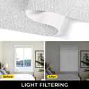 Light Filtering Cordless Roman Shades for Indoor Windows & French Doors, 26 3/4" W 60" H - Light Filtering - Light Grey