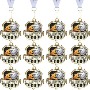 Medals with Neck Ribbons Soccer Awards Medals Baseball Team Awards Softball T-Ball Flag Football Trophy for Kids Sports Competitions Celebration Gift
