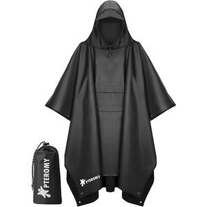 Poncho Packble Rainwear For The Street One Size