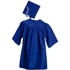 Jostens Child Size Graduation Cap and Gown Package (Small, Royal Blue)