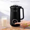 32oz Automatic Soy Machine for Homemade Almond, Oat, Coconut, Soy, Plant Based Milks and Non Dairy Beverages with Delay Start/Keep Warm/Self-Cleaning/Boil Water, Black