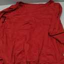 Vrtige Women's Casual Banded Bottom V Neck Puff Long Sleeve Tunic Top Blouse Shirt (Medium)