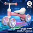 Baby Balance Bike Toys for 12-36 Months Kids Toy Boy and Girls Gifts Toddler Best First Birthday Gift Children Walker No Pedal Infant 4 Wheels Bicycle