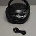 Gueray Portable CD Player Boombox Home Audio CD Players with Speakers FM Radio AUX Input Support Headphones Playlist Mode PROG Playback for Outdoor Indoor Audiobooks