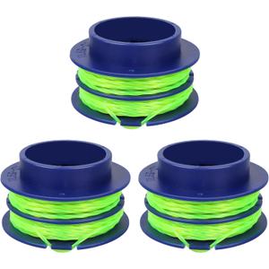 0.080-Inch Pre-Wound Dual Line String Trimmer Line Spools, 3 Pack