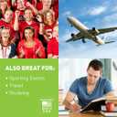 Flents Protechs Foam Ear Plugs, 70 Pair for Sleeping, Snoring, Loud Noise, Traveling, Concerts, Construction, Studying, Work, Shooting, NRR 33, Noise Cancelling, Disposable Purple, Made in the USA