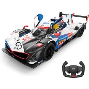 Voltz Toys 1/14 Scale Le Mans RC Car Licensed Le Mans Series Remote Control Toy Car Model for Kids and Adults with Open Doors and Lights Gift for Kids and Adult (BMW M Hybrid V8 LMDH)