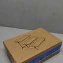 Gibson Elite Gracious Dining 3-Tier Serving Display Stand, Rectangular White Porcelain Plates, Tiered Serving Display - Elegant Food Presentation Display for Parties, Catering, Entertaining Events