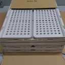 4 Pack Stackable Closet Storage Basket - Stackable Storage Bins, Multifunctional & Foldable Closet Organizer Divided, Wardrobe Cupboard Space-Saving Clothes Storage Hat Organizer, White