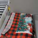 XCHI Christmas Gnomes Truck House Christmas Trees Tablecloth Rectangle Winter Table Cloth Washable Table Covers for Indoor Dining Home Party Xmas Decorations 60x120 Inch