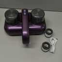 Mattress Vacuum Cleaner - 5-in-1 Cordless Bed Vacuum Cleaner, Powered by UV-C Light & Ultrasonic Technology, 16Kpa Strong Suction,Low Noise,Suitable for Dust, Pet Hair, Etc - Purple