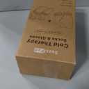 SuzziPad Cold Socks & Hand Ice Pack, Cooling Gloves for Chemotherapy, Chemo Care Package for Women and Men, S/M, Purple