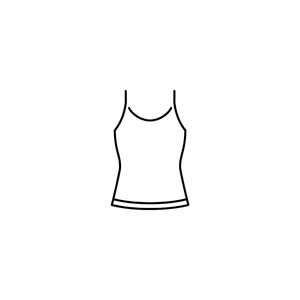 TOP, Size M, Silver