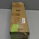 Double Curtain Rod, 1 Inch Black Extra Long Dual Curtain Rods 72 to 144 Inch with Aluminum Modern End Cap Finial, Adjustable Heavy Duty Window Treatment Rods, Telescopic Metal Double Drapery Pole Set