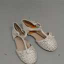 Gymboree Girls' And Toddler Dressy Ballet Flat ( 10 Toddler, White)