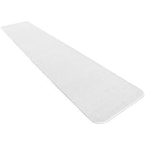 House, Home and More White Carpet Aisle Runner - 2 Feet x 10 Feet