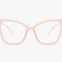 Oversized Cat Eye Glasses Frame Blue Light Blocking Eyewear for Women B2589