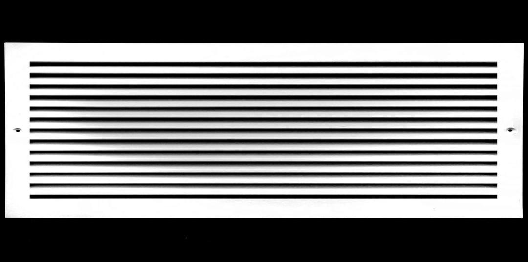 HVAC Premium 14'' X 6'' Aluminum Return Grille - Easy Air Flow - Linear Bar Grilles [Outer Dimensions: 15.875'' w X 7.875'' h]