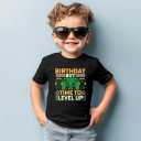 Birthday Boy Toddler T-Shirt, Happy Birthday Dude Shirt (Black)