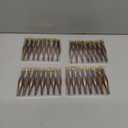 Halloscume 32 Pcs 3.54 Inches Copper Finial Drop Christmas Ornaments Vintage Christmas Ornaments Matte Glitter Xmas Hanging Decor for Tree Decoration Holiday Decor