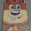 Funrous 16 Pieces Christmas Gift Bags with Tissue Papers Large Xmas Santa Claus Elf Kraft Goody Paper Bags with Handles Christmas Snowman Reindeer Gift Treat Set for Xmas Holiday Party Supplies