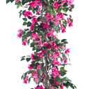 Artificial Bougainvillea Tree -6FT Faux Bougainvillea Tree with Realistic Flowers, Tall Fake Flower Tree for Indoor or Outdoor Decor, Silk Floral Plant for Living Room, Porch, Garden (Pink)