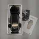 JOYROOM Aluminum Alloy Motorcycle Phone Holder, Metal Motorcycle Phone Mount with Vibration Dampener, for Bike Bicycle Scooter ATV/UTV, Compatible with iPhone, Samsung, All Cell Phones (Black)