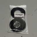 15FT Telephone Extension Cord Cable, Landline Phone Line Wire with RJ11 6P4C Plugs, Includes Cable Clips - Black - 2 Pack