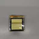Post-it Note Dispenser, Sticky Note Holder, Black Base, Clear Top, Includes 50 Sheets of 3 in x 3 in Canary Yellow Pop-Up Notes, Classroom or Office Supplies