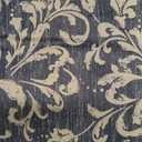 jinchan 80% Blackout Curtains for Living Room, Farmhouse Drapes with Scroll Floral Patterned for Bedroom, Grommet Top Thermal Insulated Curtains, Vintage Country Drapes 96 inch Length 2 Panels Blue