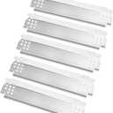 Grill Heat Plates Replacement Parts for Nexgrill, Stainless Steel Heat Tents for Home Depot Nexgrill 5 Burner Gas Grill, 14.6" Flame Cover Replacement Parts for Nexgrill 720-0888
