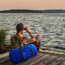 Fitdom 90L Large Mesh Duffle Bag for Scuba Dive or Snorkel Equipment. Best for Water Sports & Beach Activities like Swimming, Diving & Snorkeling. Perfect for Travel, Storage Swim Gym Gears & Balls