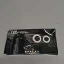 1 Pair Angle Eyes Led DRL Halo 60mm 70mm 80mm 90mm 100mm COB Chips Headlight DRL for Motorcycle Car(90mm)