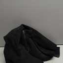 N.N.G Women Over the Knee Boots Thigh High Suede Black Block Low 2 Inch Heel Chunky Above Knee Winter Pointed toe, 39 